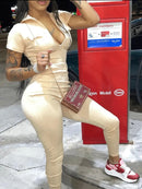 New Casual Short Sleeve 1 Piece