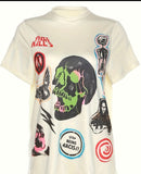 Graphic Print Crew Neck T-Shirt,